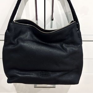 Tory Burch, pebbled, leather hobo in excellent condition. No stains or tears.